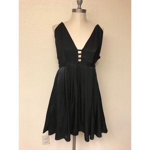 Free People Black Mini Dress